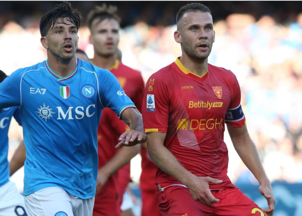 Giovanni Simeone in Napoli Lecce