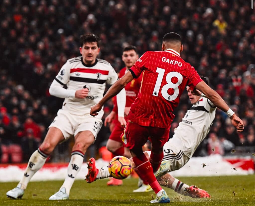 Liverpool- Manchester United 2-2, Gakpo